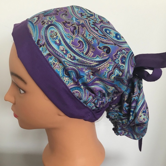 Scrub CAP/HAT *Reversible *Long Ties NWOT - Picture 6 of 14